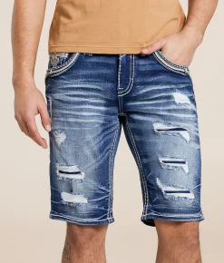 Bottoms|Shorts | Rock Revival Harold 12" Stretch Short Harold H202