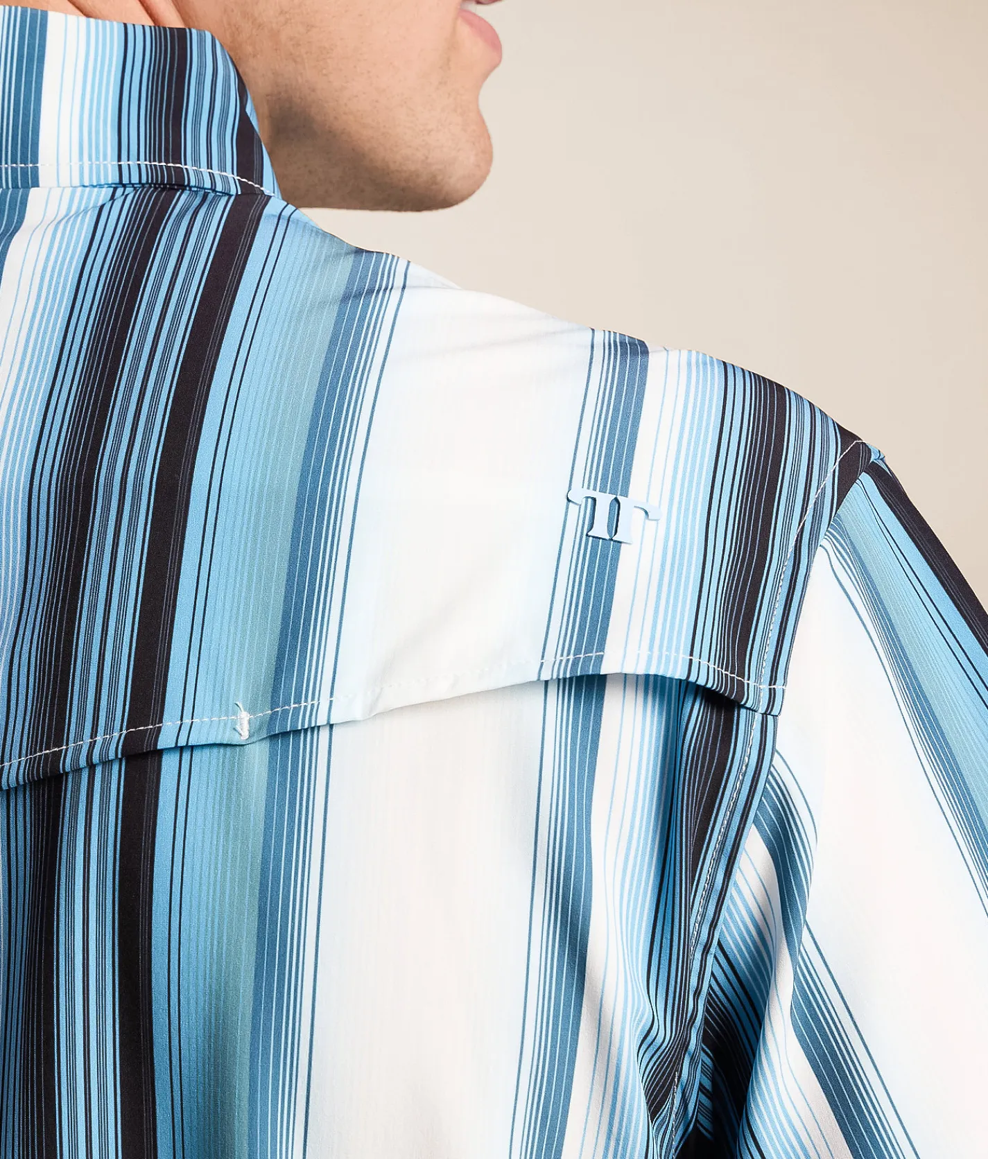 Tops | Ferrell Harrison Performance Stretch Shirt Blue