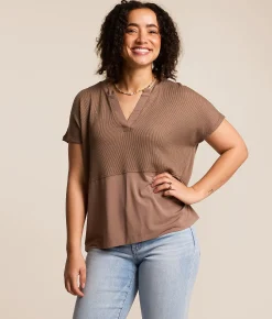 Tops | White Crow Harrison Top Deep Taupe