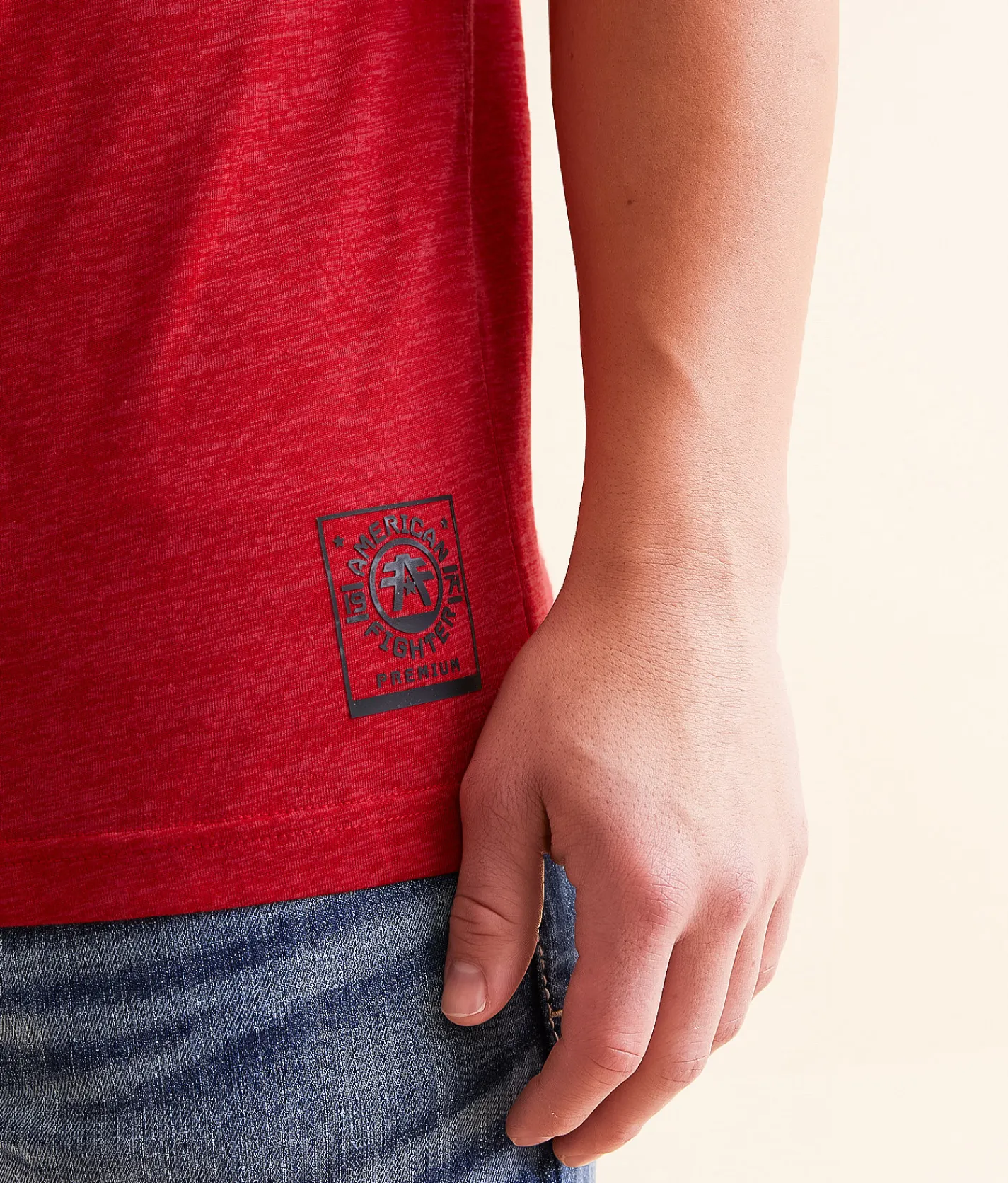 American Fighter Harshaw T-Shirt Cherry Dk Cherry Outlet