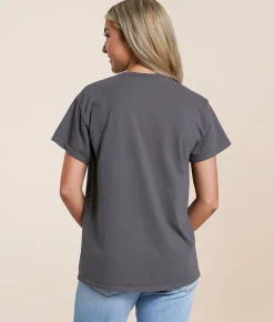 Tops | Junkfood Have A Coke T-Shirt Charcoal Grey
