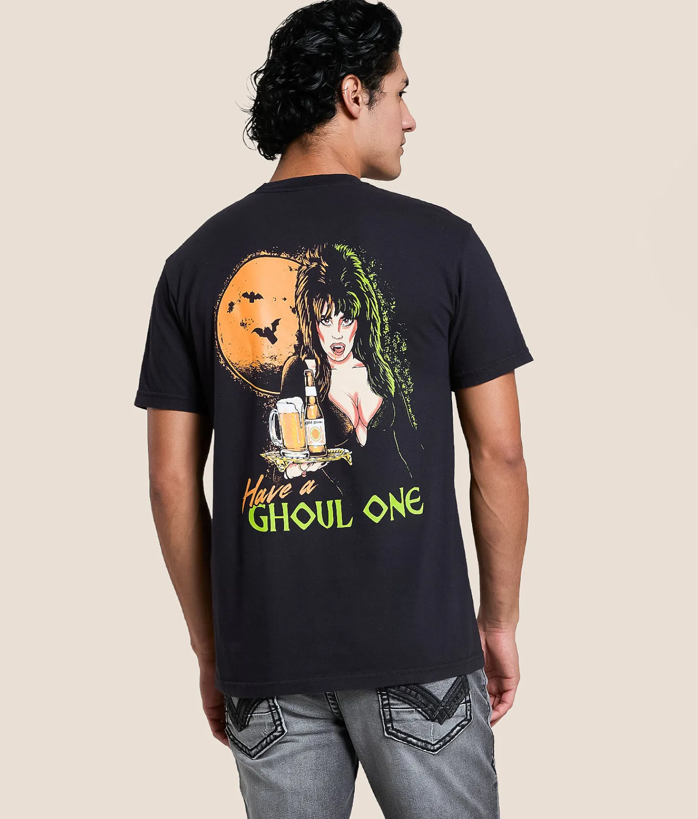 Tops|Graphic T-Shirts | Old Row Have A Ghoul One T-Shirt Black