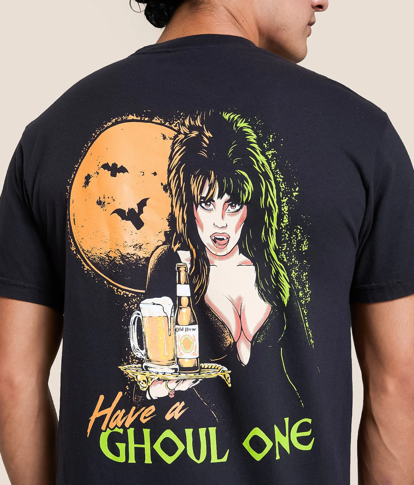 Tops|Graphic T-Shirts | Old Row Have A Ghoul One T-Shirt Black
