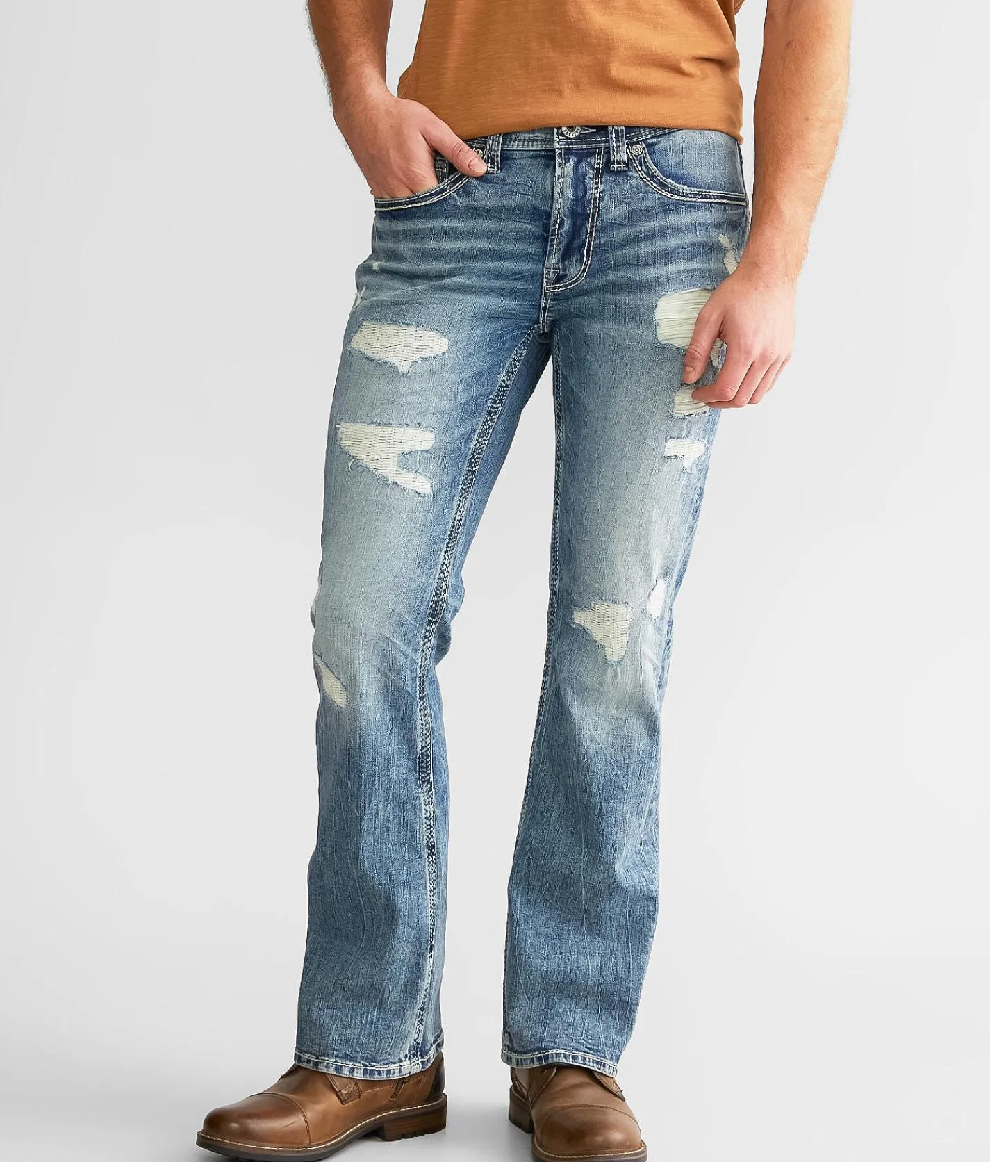 Sale Jeans|Bottoms | Salvage Havoc Slim Boot Stretch Jean Vinton