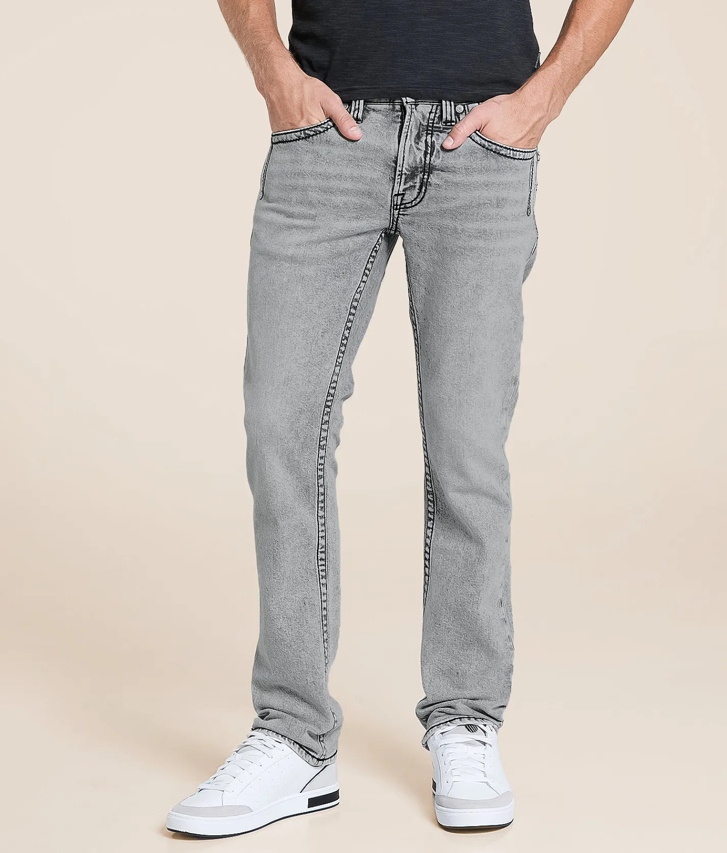 Salvage Havoc Straight Stretch Jean Galactic Brew Clearance