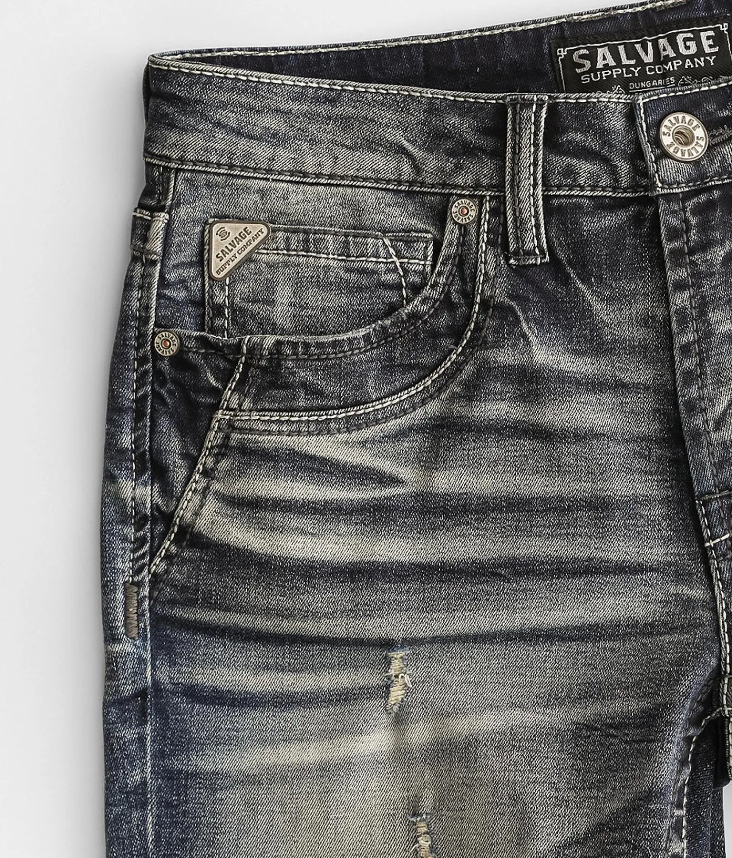 Sale Jeans|Bottoms | Salvage Havoc Straight Stretch Jean Belmont