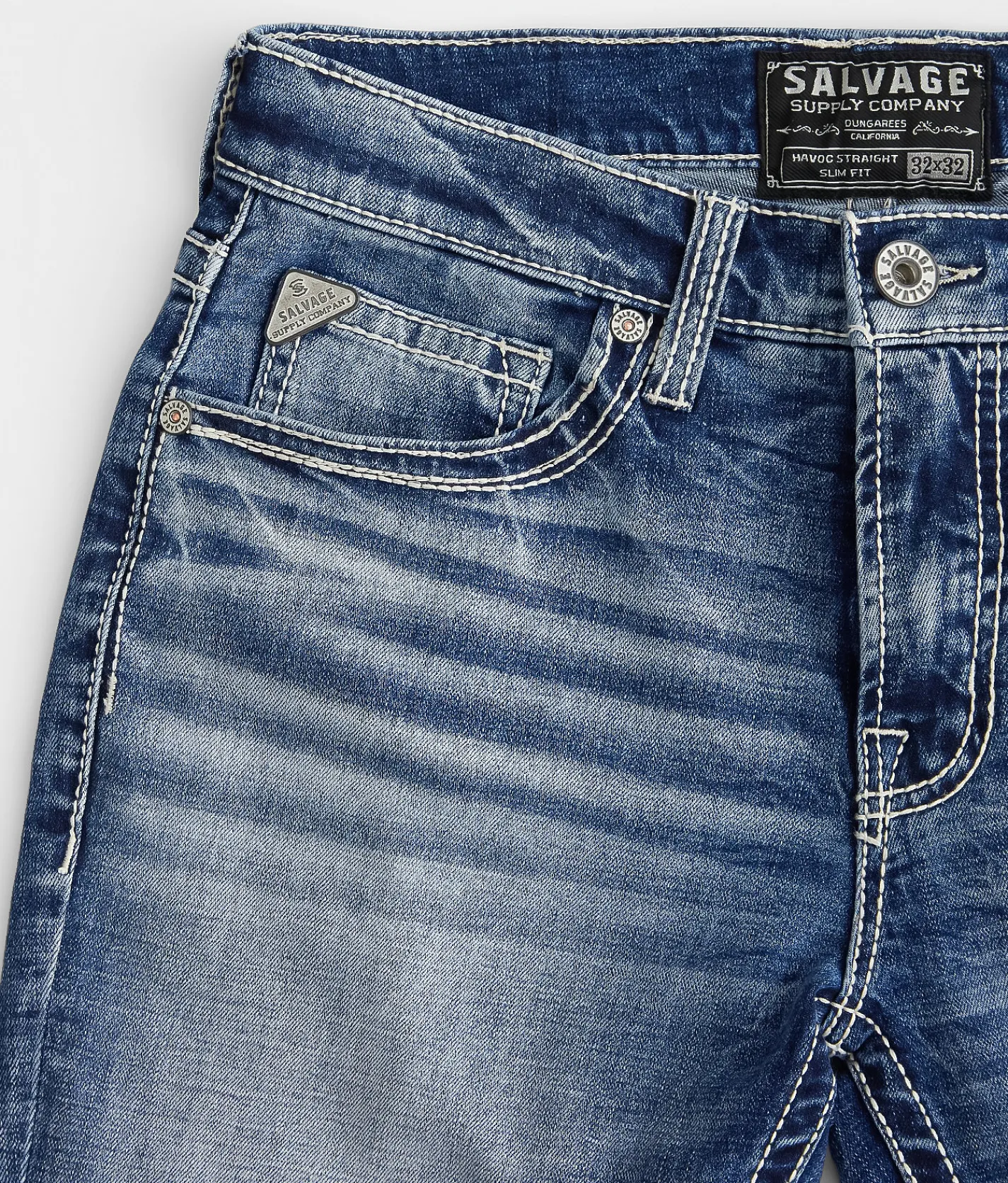 Salvage Havoc Straight Stretch Jean Tripoli Outlet