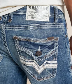 Salvage Havoc Straight Stretch Jean Mile High City Clearance