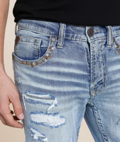Jeans | Salvage Havoc Straight Stretch Jean Surly Darkness