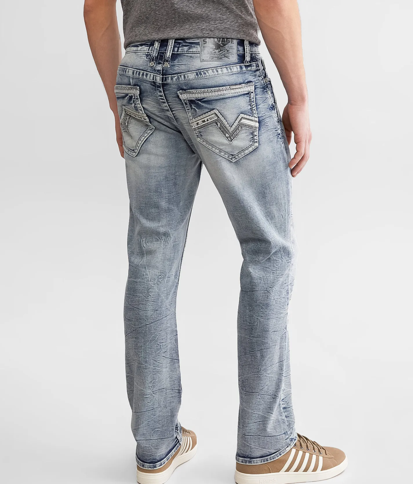 Salvage Havoc Straight Stretch Jean Kalamaria New