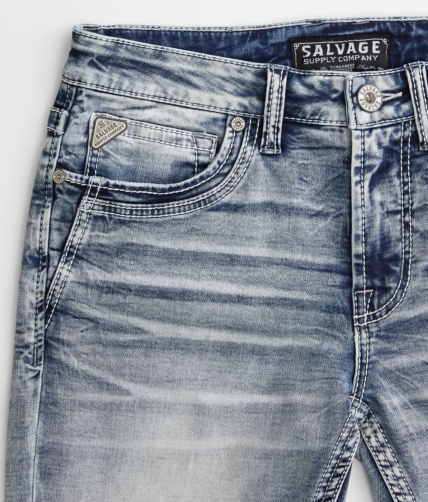 Salvage Havoc Straight Stretch Jean Kalamaria New