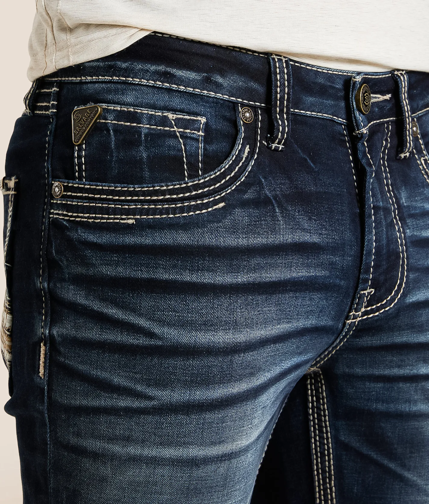 Bottoms|Jeans | Salvage Havoc Straight Stretch Jean Bourbon Barrel