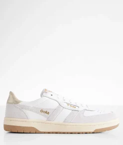 Shoes | Gola® Hawk Leather Sneaker White Light Caramel Gold
