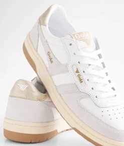 Shoes | Gola® Hawk Leather Sneaker White Light Caramel Gold