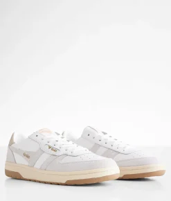 Shoes | Gola® Hawk Leather Sneaker White Light Caramel Gold
