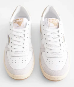 Shoes | Gola® Hawk Leather Sneaker White Light Caramel Gold