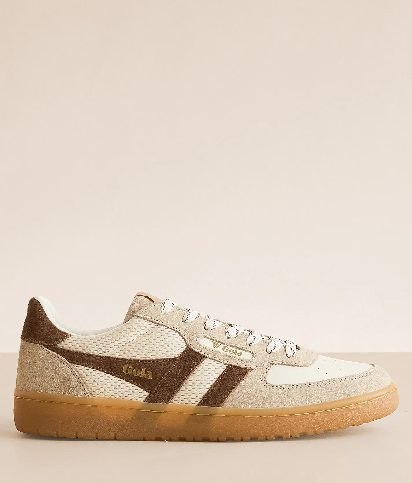 Shoes | Gola® Hawk Leather Sneaker White Bone Otter Gum