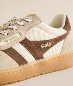 Shoes | Gola® Hawk Leather Sneaker White Bone Otter Gum