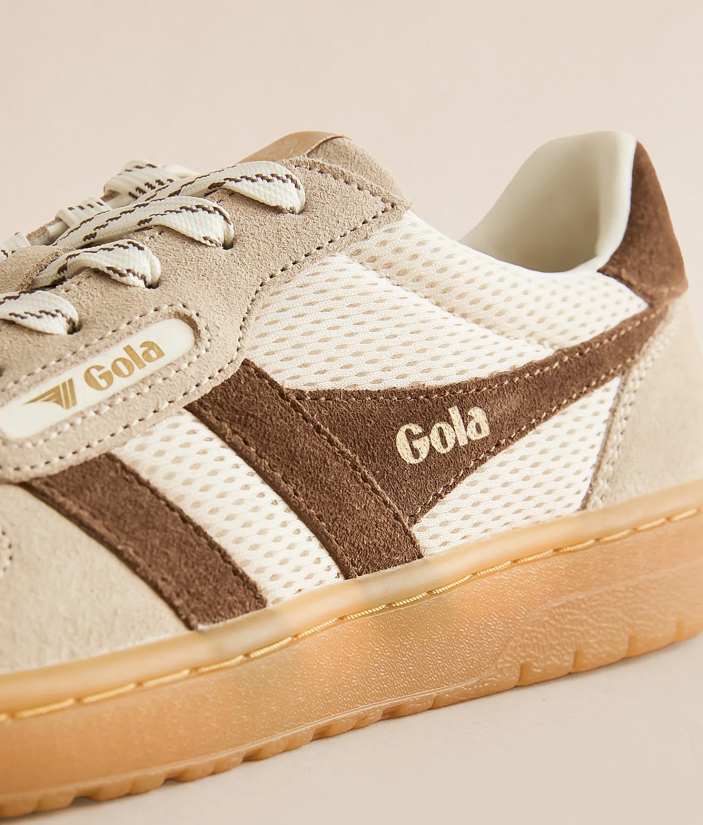 Shoes | Gola® Hawk Leather Sneaker White Bone Otter Gum