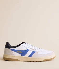 Gola® Hawk Leather Sneaker White Sapphire Black Best