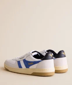 Gola® Hawk Leather Sneaker White Sapphire Black Best
