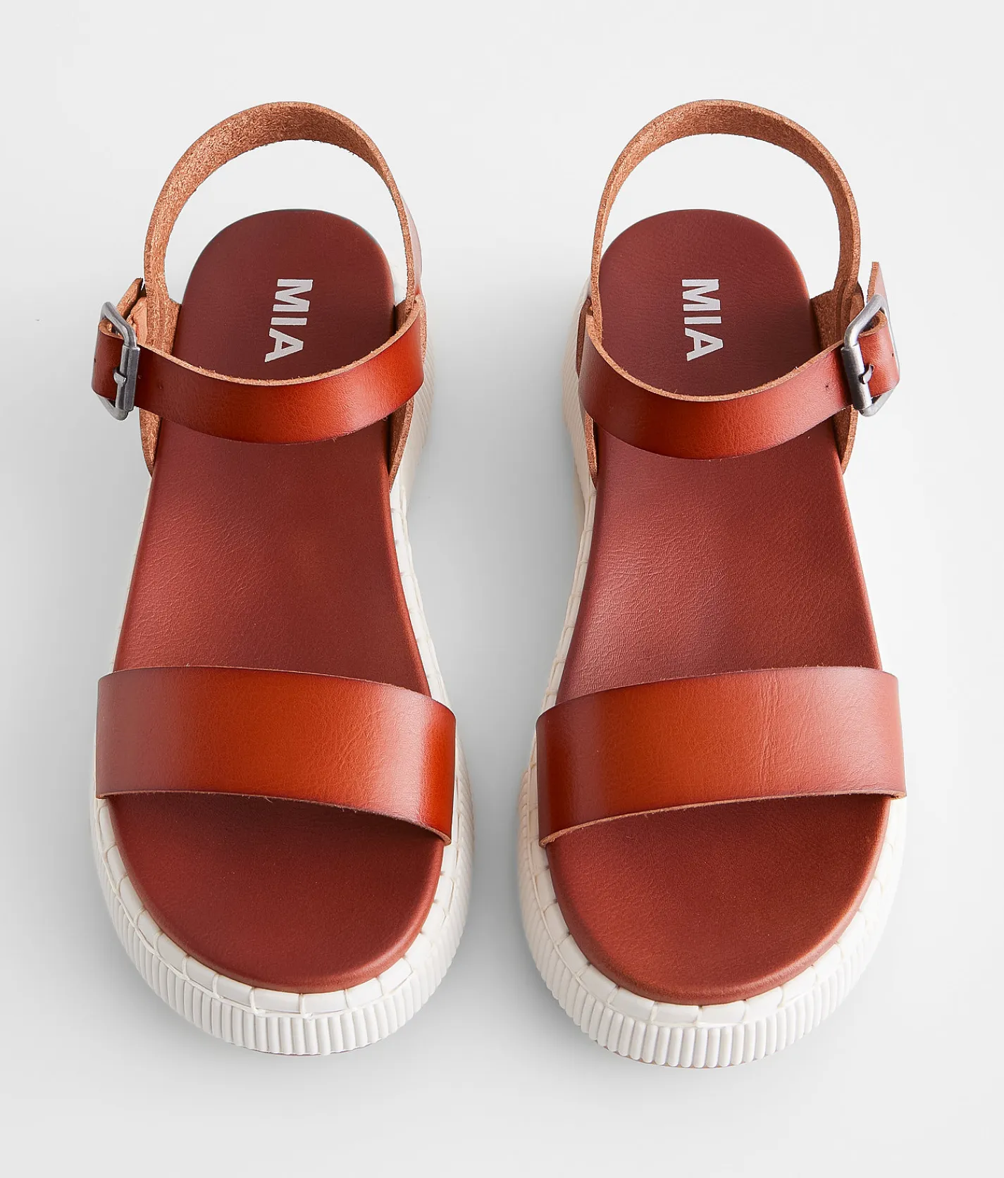 Shoes | Mia Hayley Flatform Sandal Cognac