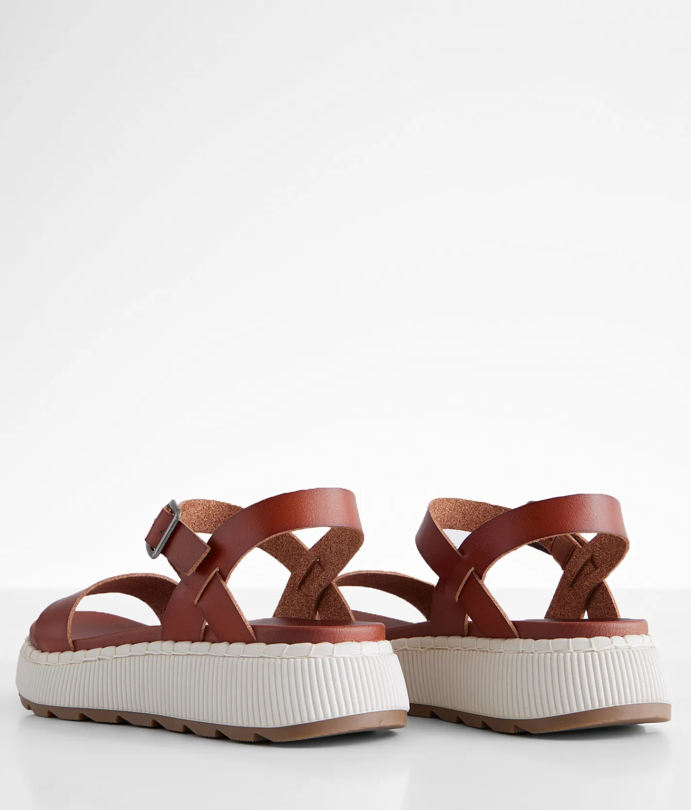 Shoes | Mia Hayley Flatform Sandal Cognac