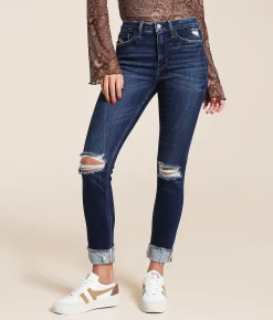 Jeans | VERVET by Flying Monkey Haylie Ankle Skinny Cuffed Jean Windfall