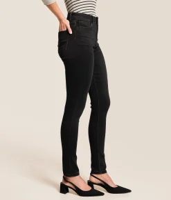 VERVET by Flying Monkey Haylie High Rise Skinny Stretch Jean Black Best