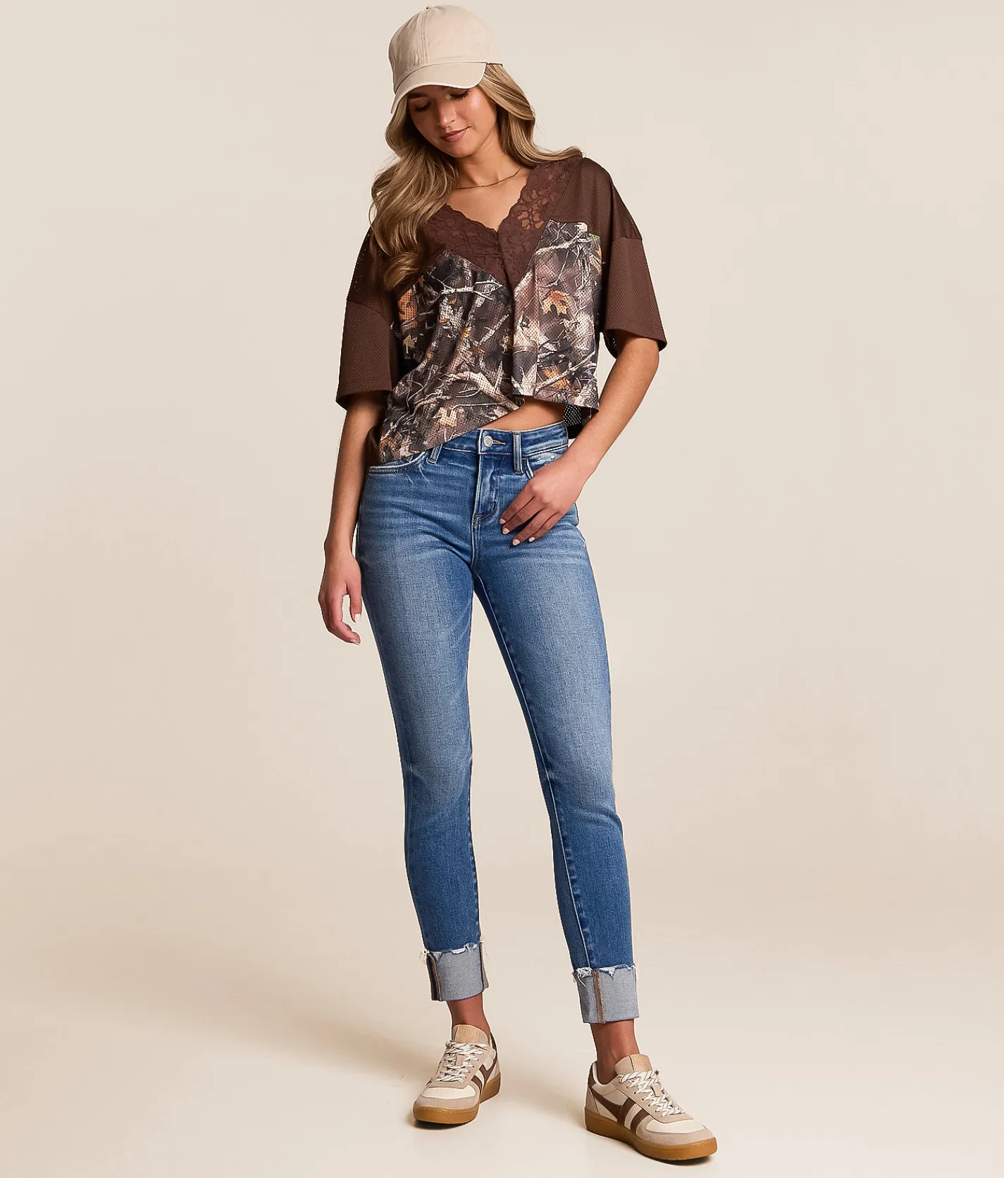 VERVET by Flying Monkey Haylie Mid-Rise Ankle Skinny Jean Replenisher Best