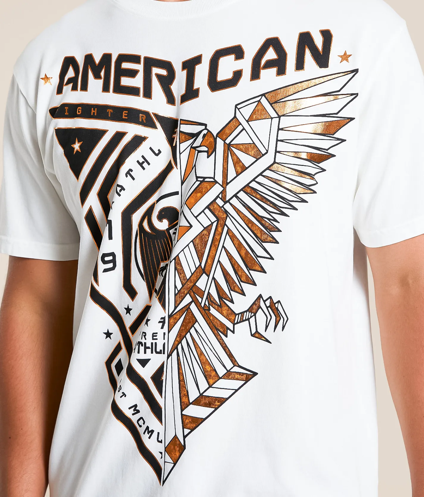 American Fighter Hayward T-Shirt Antique White Outlet