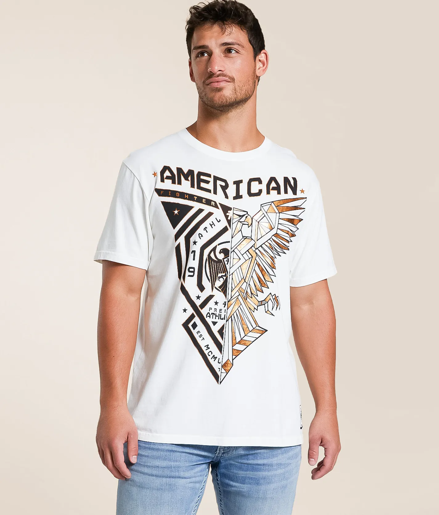 American Fighter Hayward T-Shirt Antique White Outlet