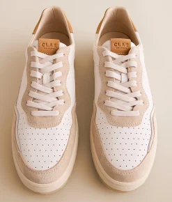 CLAE Haywood Leather Sneaker Fog Leather Safari New
