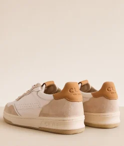 CLAE Haywood Leather Sneaker Fog Leather Safari New