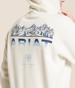 Ariat Hazy Horizon Hooded Sweatshirt Antique White Best