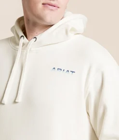 Ariat Hazy Horizon Hooded Sweatshirt Antique White Best