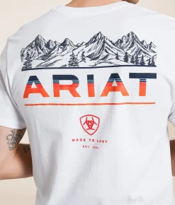 Graphic T-Shirts | Ariat Hazy Horizon T-Shirt White