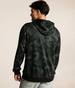 Fox Head Camo Hooded Sweatshirt Black Camoflauge Discount