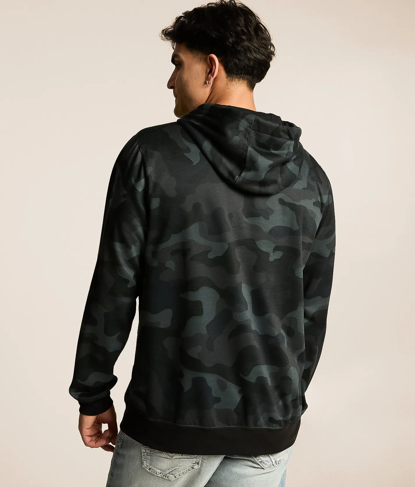 Fox Head Camo Hooded Sweatshirt Black Camoflauge Discount