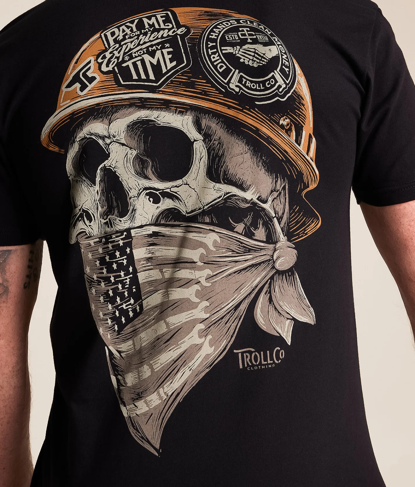 Graphic T-Shirts | Troll Co Headstrong T-Shirt Black