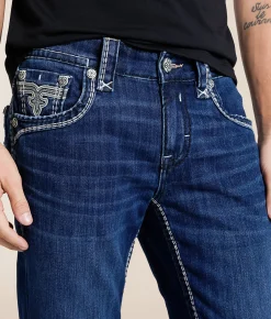 Bottoms | Rock Revival Heath Alternative Straight Stretch Jean Heath J202