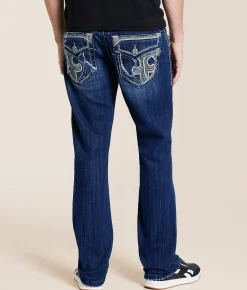 Bottoms | Rock Revival Heath Alternative Straight Stretch Jean Heath J202