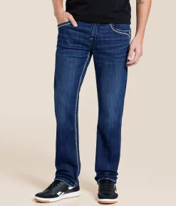 Bottoms | Rock Revival Heath Alternative Straight Stretch Jean Heath J202
