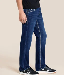 Bottoms | Rock Revival Heath Alternative Straight Stretch Jean Heath J202