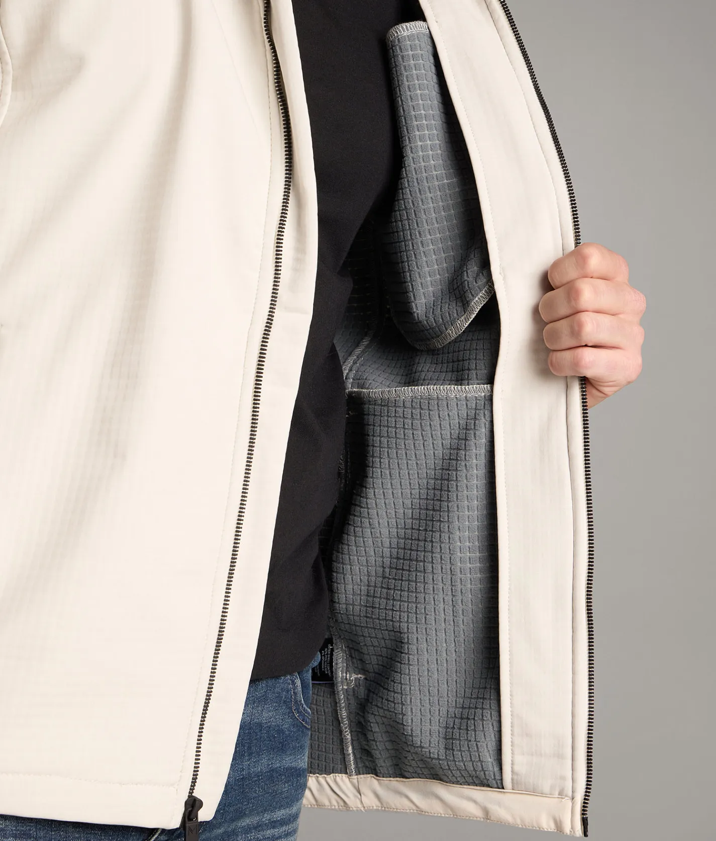 Maven Co-op Heat Softshell Hooded Jacket Off White Sale