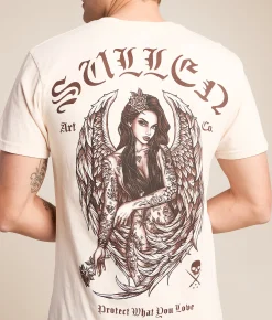Sullen Heaven Sent T-Shirt Battleship Clearance