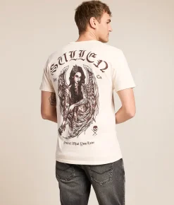 Graphic T-Shirts | Sullen Heaven Sent T-Shirt Battleship