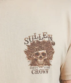 Tops|Graphic T-Shirts | Sullen Heavy Crown T-Shirt Plaza Taupe