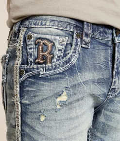 Bottoms|Shorts | Rock Revival Heben 14" Stretch Short Heben H200