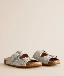 Very G Heidi Western Tooled Sandal Grey Discount